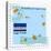 Stamp with Map and Flag of Cape Verde-Perysty-Stretched Canvas