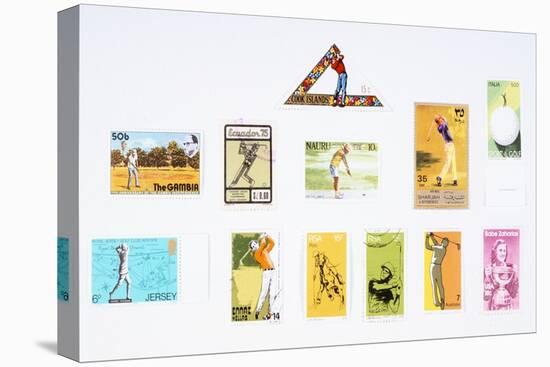 Stamps from various countries, with golfing theme, 20th century-Unknown-Premier Image Canvas