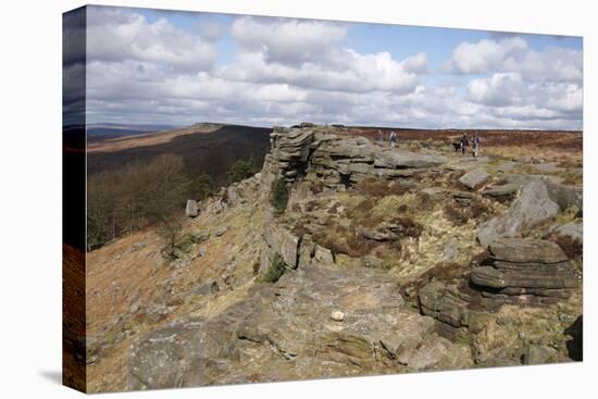 Stanage Edge, Derbyshire, 2009-Peter Thompson-Premier Image Canvas