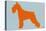 Standard Schnauzer Orange-NaxArt-Stretched Canvas