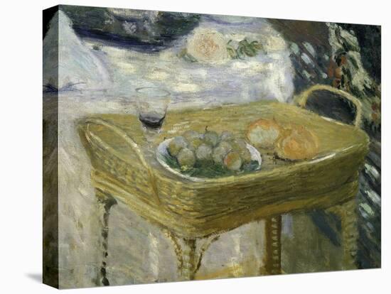 Standing Basket with Fruit, Bread and Glass of Wine, from Le Déjeuner, Lunch, C. 1873-74, Detail-Claude Monet-Premier Image Canvas