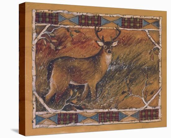 Standing Buck-Susan Winget-Stretched Canvas