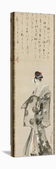 Standing Courtesan, 1801-05-Katsushika Hokusai-Premier Image Canvas