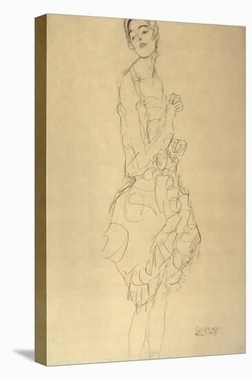 Standing Dancer in Profile-Gustav Klimt-Premier Image Canvas