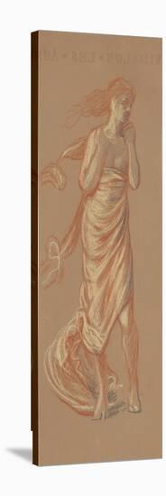 Standing Draped Female Figure, c.1872-77-Elihu Vedder-Premier Image Canvas