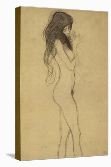 Standing Female Nude 1-Gustav Klimt-Premier Image Canvas