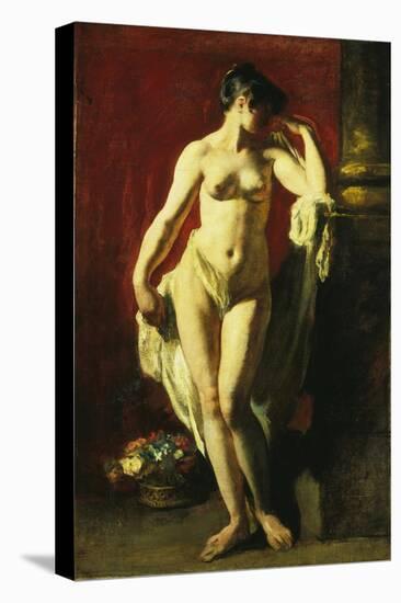 Standing Female Nude-William Etty-Premier Image Canvas
