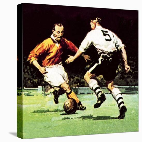 Stanley Matthews About to Win His One Cup Winner's Medal-McConnell-Premier Image Canvas