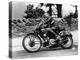 Stanley Woods on a 498Cc Moto Guzzi Bike, Isle of Man Senior Tt, 1935-null-Premier Image Canvas