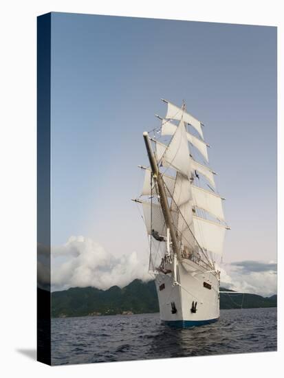 Star Clipper Sailing Cruise Ship, Dominica, West Indies, Caribbean, Central America-Sergio Pitamitz-Premier Image Canvas