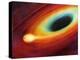 Star Distorted by Supermassive Black Hole-null-Premier Image Canvas