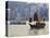 Star Ferry and Chinese Junk Boat on Victoria Harbour, Hong Kong, China, Asia-Amanda Hall-Premier Image Canvas