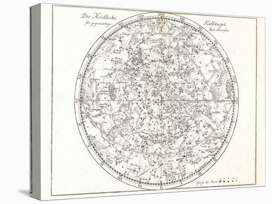 Star Map, 1805-Detlev Van Ravenswaay-Premier Image Canvas