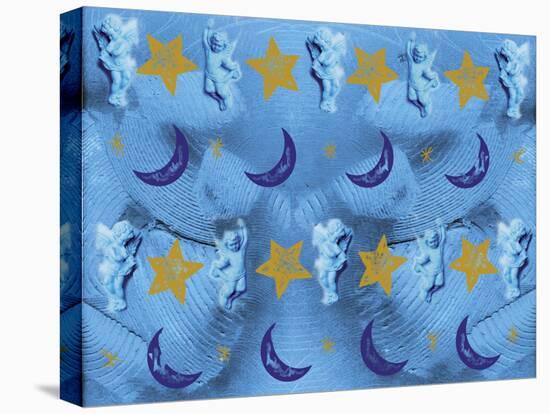 Star, Moon and Angel Design-Maria Trad-Premier Image Canvas