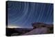 Star Trails and a Granite Rock Outcropping Overlooking Anza Borrego Desert State Park-null-Premier Image Canvas