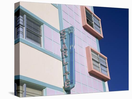 Starlite Hotel, Ocean Drive, Art Deco District, Miami Beach, South Beach, Miami, Florida, USA-Fraser Hall-Premier Image Canvas