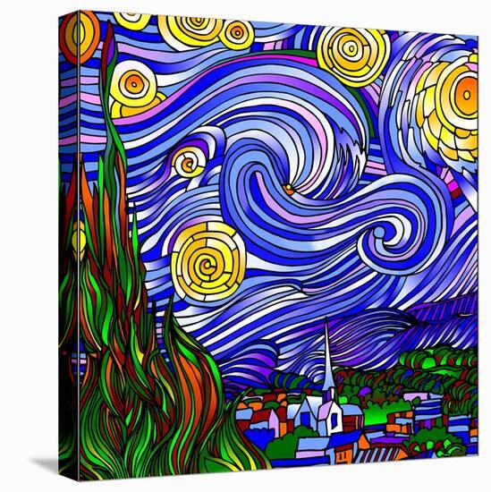 Starry Night 1-Howie Green-Premier Image Canvas