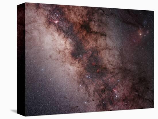 Stars, Nebulae and Dust Clouds around the Center of the Milky Way-null-Premier Image Canvas