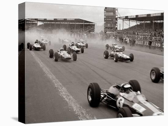 Start of the British Grand Prix at Siverstone, 1965-null-Premier Image Canvas