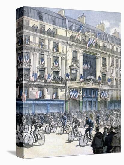Start of the Paris-Brest-Paris Cycle Race, 1891-F Meaulle-Premier Image Canvas