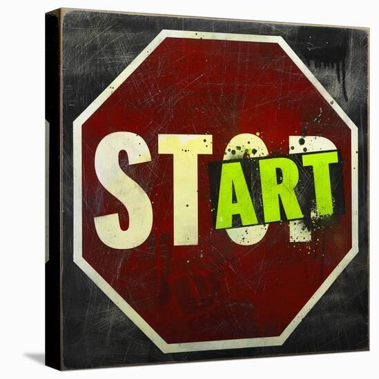 Start-Daniel Bombardier-Stretched Canvas
