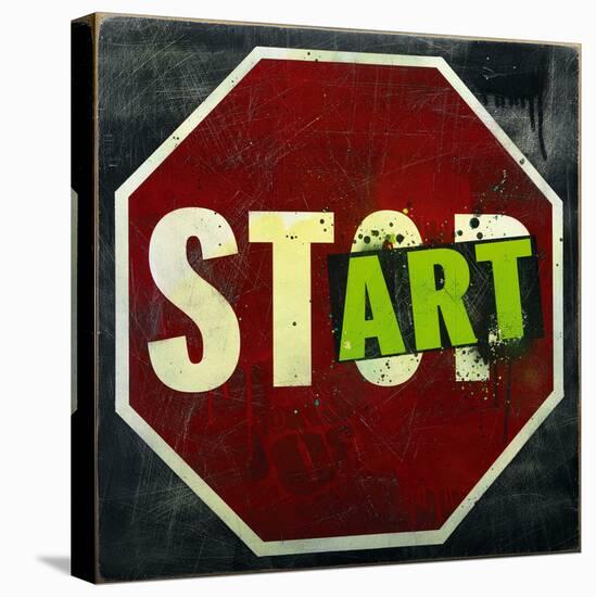 Start-Daniel Bombardier-Stretched Canvas