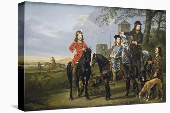 Starting the Hunt-Aelbert Cuyp-Stretched Canvas