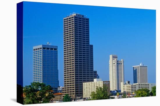 State capital and skyline in Little Rock, Arkansas-null-Premier Image Canvas