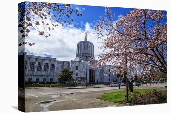 State Capitol Building, Salem, Oregon, USA-Rick A^ Brown-Premier Image Canvas