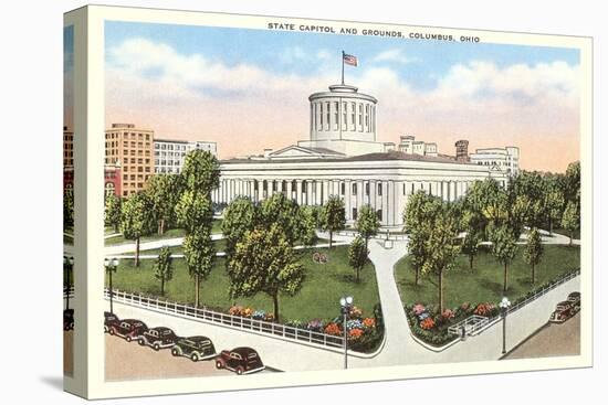 State Capitol, Columbus, Ohio-null-Stretched Canvas