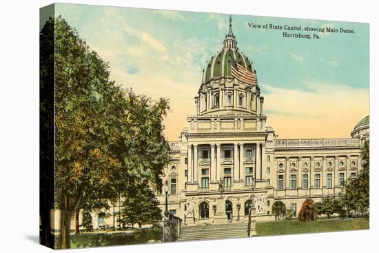 State Capitol, Harrisburg, Pennsylvania-null-Stretched Canvas