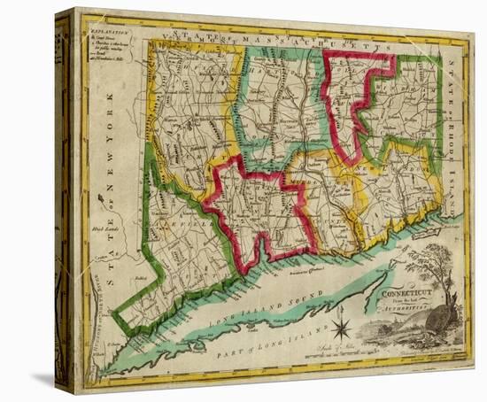 State of Connecticut, c.1827-Amos Doolittle-Stretched Canvas