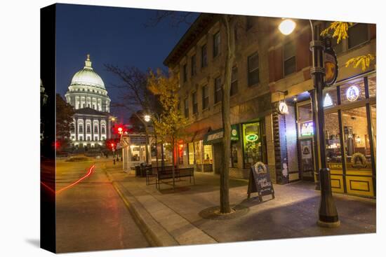 State Street in Downtown Madison, Wisconsin, USA-Chuck Haney-Premier Image Canvas