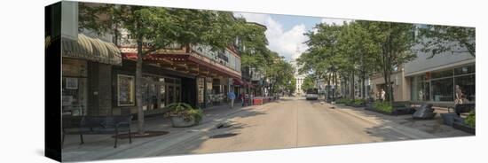 State Street movie theater and stores, Madison, Dane County, Wisconsin, USA-Panoramic Images-Premier Image Canvas