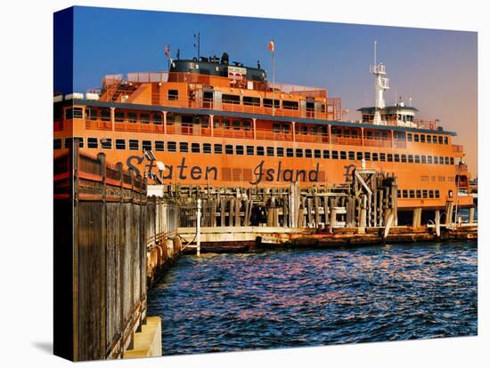 Staten Island Ferry, Manhattan, New York City-Sabine Jacobs-Premier Image Canvas