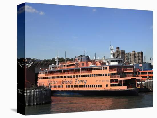 Staten Island Ferry, New York City, United States of America, North America-Wendy Connett-Premier Image Canvas