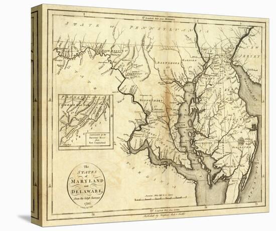 States of Maryland and Delaware, c.1796-John Reid-Stretched Canvas