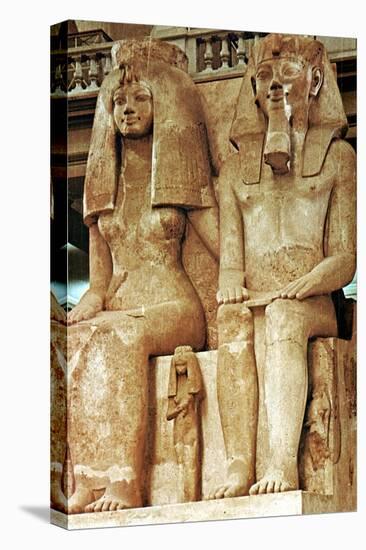 Statue, Amenophis III, Egypt, 18th Dynasty-null-Premier Image Canvas