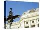 Statue and Detail of Facade of Bratislava's Neo-Baroque Slovak National Theatre, Slovakia, Europe-Richard Nebesky-Premier Image Canvas