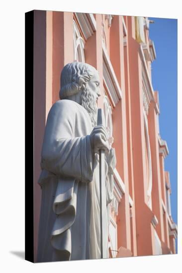 Statue at Da Nang Cathedral, Da Nang, Vietnam, Indochina, Southeast Asia, Asia-Ian Trower-Premier Image Canvas