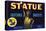 Statue California Bartletts Pear Fruit Crate Label-null-Premier Image Canvas