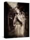 Statue of a Female Angel Praying in Cemetery-Clive Nolan-Premier Image Canvas