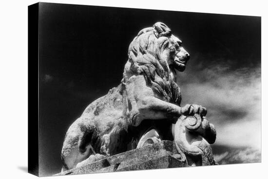 Statue of a Lion, City Gates, Arles, Provence, France-Simon Marsden-Premier Image Canvas