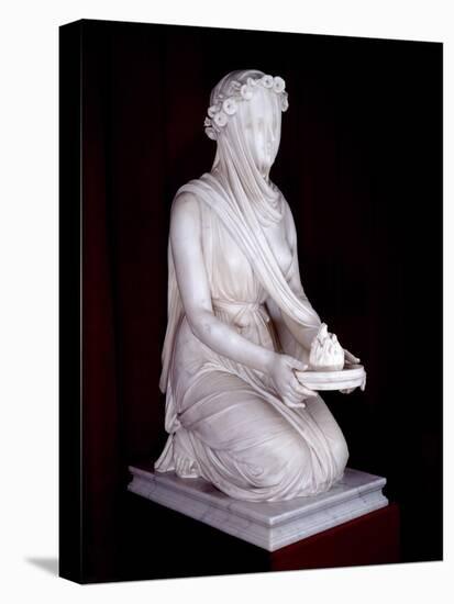 Statue of a Vestal Virgin-Raffaello Monti-Premier Image Canvas