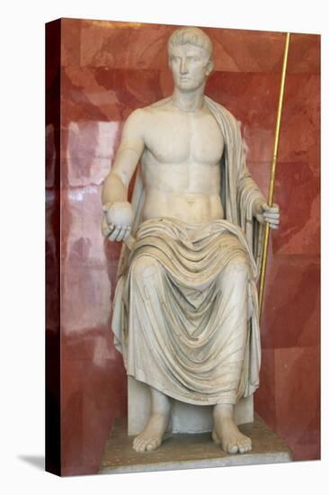 Statue of Augustus as Jupiter, First Half of 1st Century Bc-null-Premier Image Canvas