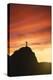 Statue of Christ the Redeemer at Sunset, Corcovado, Rio De Janeiro, Brazil, South America-Angelo-Premier Image Canvas