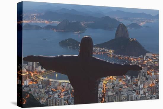 Statue of Christ the Redeemer, Corcovado, Rio De Janeiro, Brazil, South America-Angelo-Premier Image Canvas