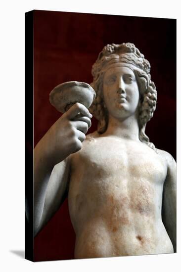 Statue of Dionysus, God of Wine and Patron of Wine Making-null-Premier Image Canvas