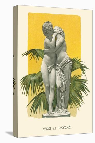 Statue of Eros and Psyche-null-Stretched Canvas