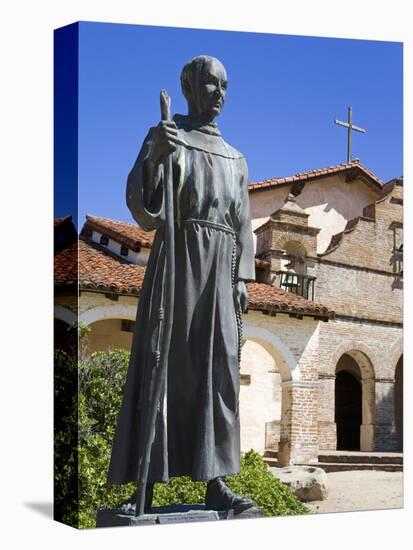 Statue of Father Junipero Serra Outside Mission San Antonio, Monterey County, California, United St-Richard Cummins-Premier Image Canvas